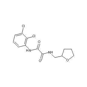 HTS00001 N-(2,3-dichlorophenyl)-N'-(oxolan-2-ylmethyl)ethane-1,2-diamide