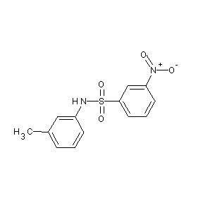 HTS00005 (3-methylphenyl)[(3-nitrophenyl)sulfonyl]amine