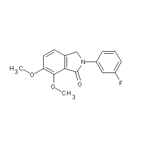 HTS00008 2-(3-fluorophenyl)-6,7-dimethoxyisoindolin-1-one