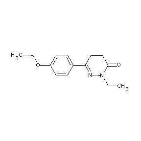 HTS00009 6-(4-ethoxyphenyl)-2-ethyl-2,4,5-trihydropyridazin-3-one