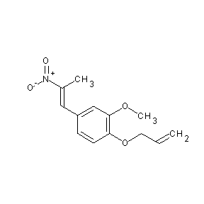 HTS00016 4-((1E)-2-nitroprop-1-enyl)-2-methoxy-1-prop-2-enyloxybenzene