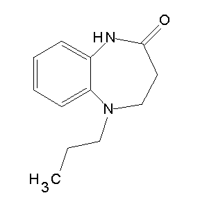 HTS00026 5-propyl-1H,3H,4H-benzo[b]1,4-diazaperhydroepin-2-one