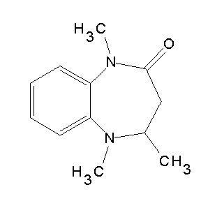 HTS00028 1,4,5-trimethyl-3H,4H-benzo[b]1,4-diazaperhydroepin-2-one