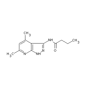 HTS00036 N-(4,6-dimethylpyrazolo[5,4-b]pyridin-3-yl)butanamide