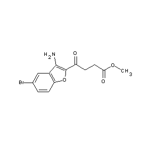 HTS00053 methyl 4-(3-amino-5-bromobenzo[d]furan-2-yl)-4-oxobutanoate