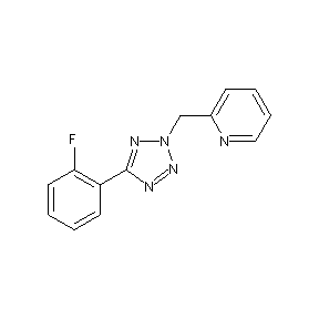 HTS00054 5-(2-fluorophenyl)-2-(2-pyridylmethyl)-1,2,3,4-tetraazole