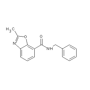 HTS00065 (2-methylbenzoxazol-7-yl)-N-benzylcarboxamide