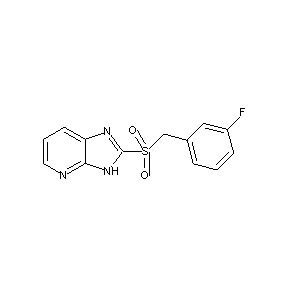 HTS00067 2-{[(3-fluorophenyl)methyl]sulfonyl}imidazo[5,4-b]pyridine