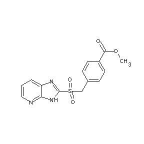 HTS00068 methyl 4-[(imidazo[5,4-b]pyridin-2-ylsulfonyl)methyl]benzoate