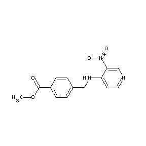 HTS00073 methyl 4-{[(3-nitro-4-pyridyl)amino]methyl}benzoate