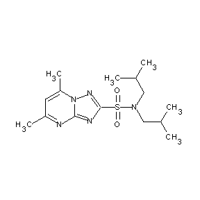 HTS00090 [(5,7-dimethyl(8-hydro-1,2,4-triazolo[1,5-a]pyrimidin-2-yl))sulfonyl]bis(2-met hylpropyl)amine
