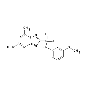 HTS00091 [(5,7-dimethyl(8-hydro-1,2,4-triazolo[1,5-a]pyrimidin-2-yl))sulfonyl](3-methox yphenyl)amine