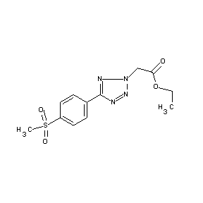 HTS00093 ethyl 2-{5-[4-(methylsulfonyl)phenyl]-1,2,3,4-tetraazol-2-yl}acetate