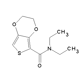 HTS00103 2H,3H-thiopheno[3,4-e]1,4-dioxan-5-yl-N,N-diethylcarboxamide