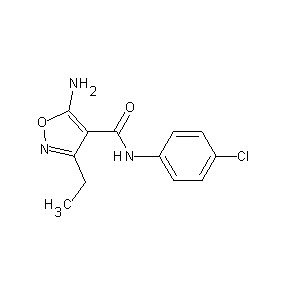 HTS00105 (5-amino-3-ethylisoxazol-4-yl)-N-(4-chlorophenyl)carboxamide