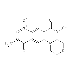 HTS00106 methyl 4-(methoxycarbonyl)-2-morpholin-4-yl-5-nitrobenzoate