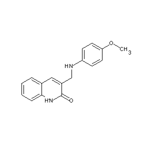 HTS01826 3-{[(4-methoxyphenyl)amino]methyl}hydroquinolin-2-one