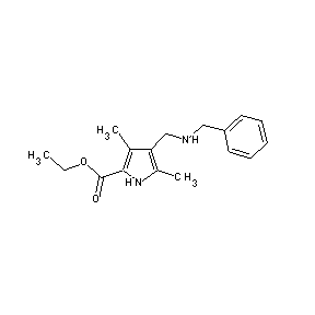 HTS09651 ethyl 3,5-dimethyl-4-{[benzylamino]methyl}pyrrole-2-carboxylate