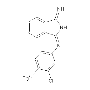 HTS12460 3-[(3-chloro-4-methylphenyl)azamethylene]-2H-benzo[c]azolidinimine