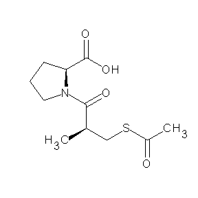 SBB000976 (2S)-1-((2S)-3-acetylthio-2-methylpropanoyl)pyrrolidine-2-carboxylic acid