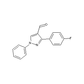 SBB001032 3-(4-fluorophenyl)-1-phenylpyrazole-4-carbaldehyde