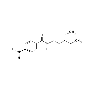 SBB001067 (4-aminophenyl)-N-[2-(diethylamino)ethyl]carboxamide, chloride
