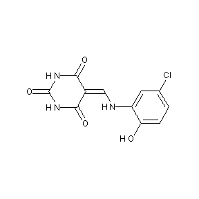 SBB001143 5-{[(5-chloro-2-hydroxyphenyl)amino]methylene}-1,3-dihydropyrimidine-2,4,6-tri one