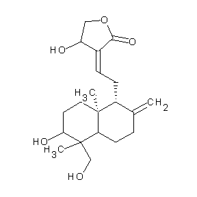 SBB001409 3-{2-[(1S,2R)-8-hydroxy-7-(hydroxymethyl)-1,7-dimethyl-3-methylenebicyclo[4.4. 0]dec-2-yl]ethylidene}-4-hydroxy-4,5-dihydrofuran-2-one