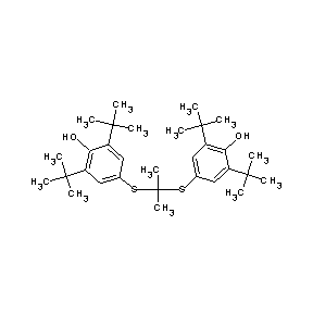 SBB001675 2,6-bis(tert-butyl)-4-{1-[3,5-bis(tert-butyl)-4-hydroxyphenylthio]-isopropylth io}phenol