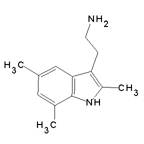 SBB001801 2-(2,5,7-trimethylindol-3-yl)ethylamine