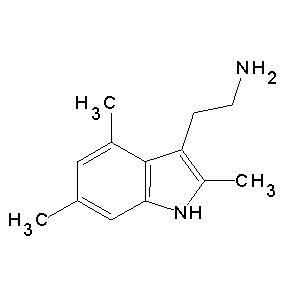 SBB001810 2-(2,4,6-trimethylindol-3-yl)ethylamine