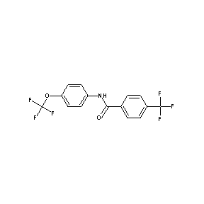 SBB002314 N-[4-(trifluoromethoxy)phenyl][4-(trifluoromethyl)phenyl]carboxamide