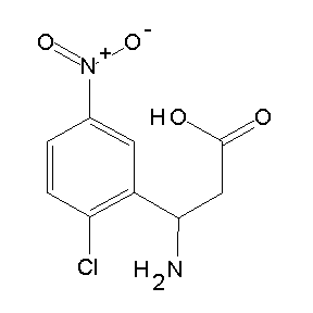 SBB002508 3-amino-3-(2-chloro-5-nitrophenyl)propanoic acid