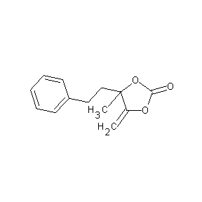SBB002557 5-methyl-4-methylene-5-(2-phenylethyl)-1,3-dioxolan-2-one