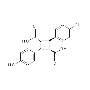 SBB002948 2,4-bis(4-hydroxyphenyl)cyclobutane-1,3-dicarboxylic acid