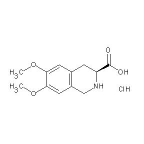 SBB003034 (3S)-6,7-dimethoxy-1,2,3,4-tetrahydroisoquinoline-3-carboxylic acid, chloride