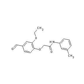 SBB004812 2-(2-ethoxy-4-formylphenoxy)-N-(3-methylphenyl)acetamide