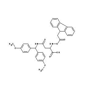 SBB005346 3-{N-[bis(4-methoxyphenyl)methyl]carbamoyl}-2-[(2-fluoren-9-ylacetyloxy)amino] propanoic acid