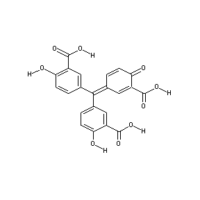 SBB005410 5-[(3-carboxy-4-hydroxyphenyl)(3-carboxy-4-oxocyclohexa-2,5-dienylidene)methyl ]-2-hydroxybenzoic acid, N