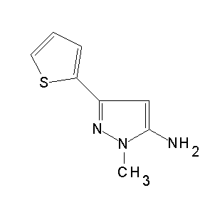 SBB005513 1-methyl-3-(2-thienyl)pyrazole-5-ylamine
