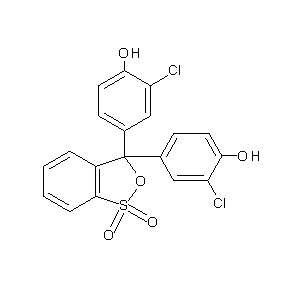 SBB005925 3,3-bis(3-chloro-4-hydroxyphenyl)benzo[c]1,2-oxathiolene-1,1-dione