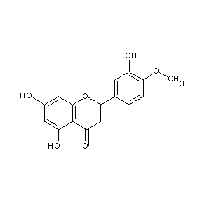 SBB005936 (2S)-5,7-dihydroxy-2-(3-hydroxy-4-methoxyphenyl)chroman-4-one