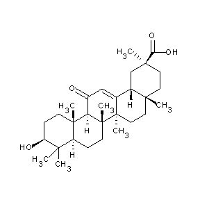 SBB006496 (5S,8S,15S,18S,1R,2R,10R,14R,20R)-18-hydroxy-1,2,5,8,15,19,19-heptamethyl-13-o xopentacyclo[12.8.0.0.0.0]docos-11-ene-8-carboxylic acid