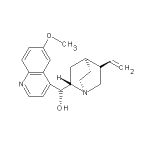 SBB006500 (1R)((2S,4S,5R)-5-vinylquinuclidin-2-yl)(6-methoxy(4-quinolyl))methan-1-ol