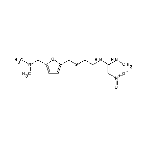 SBB006527 ({5-[(2-{[(1E)-1-(methylamino)-2-nitrovinyl]amino}ethylthio)methyl](2-furyl)}m ethyl)dimethylamine