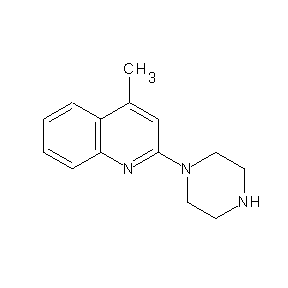 SBB007335 (4-methyl-2-quinolyl)piperazine