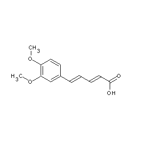 SBB007620 (2E,4E)-5-(3,4-dimethoxyphenyl)penta-2,4-dienoic acid