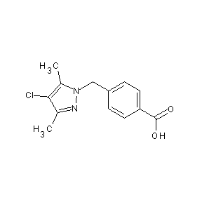 SBB009201 4-[(4-chloro-3,5-dimethylpyrazolyl)methyl]benzoic acid