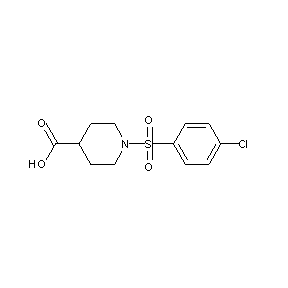SBB009519 1-[(4-chlorophenyl)sulfonyl]piperidine-4-carboxylic acid