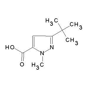 SBB010222 3-(tert-butyl)-1-methylpyrazole-5-carboxylic acid